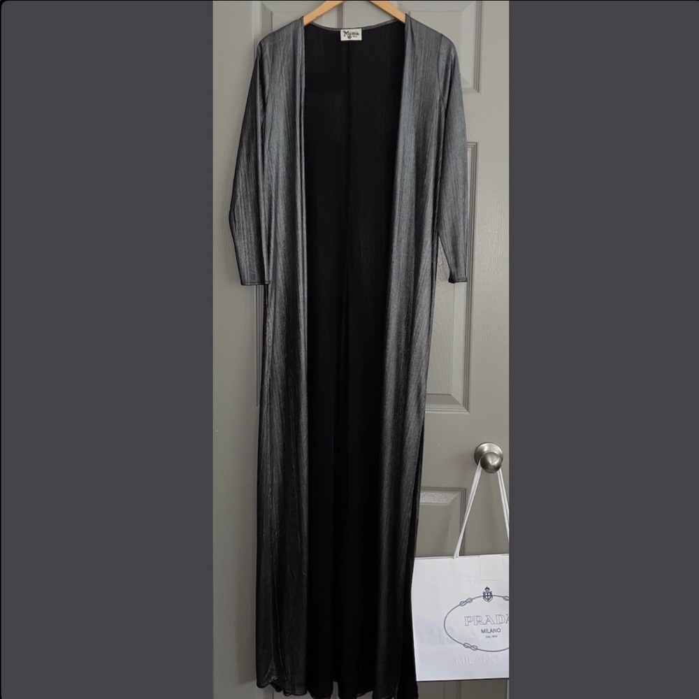 Show Me Your Mumu Gunmetal Maxi Cape